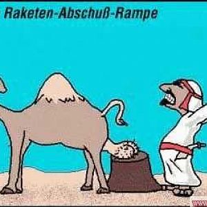 Irakische-Raketen-Abschuß-Rrampe