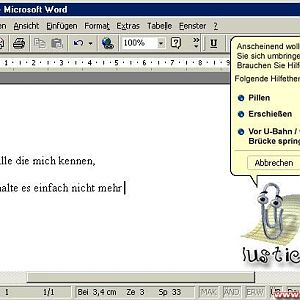 MS Word Hilfe