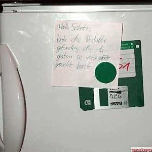 Diskette gefunden!