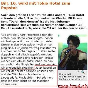 Bill ist schwul .. ich wusste es