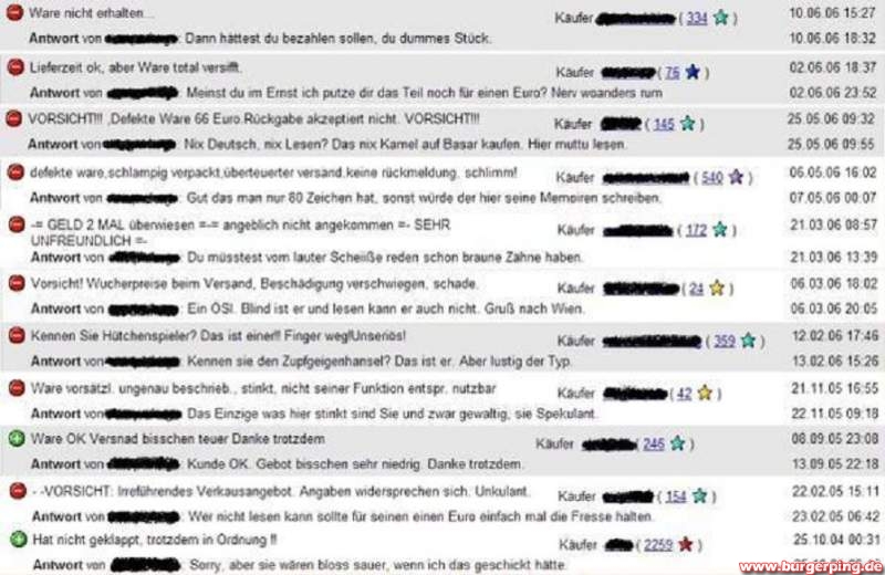 Ebay Bewertungen